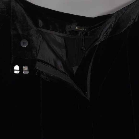 NWT MASSIMO DUTTI Women SILK MULBERRY Blend Velvet Trousers 5093/692/800 Size 8 - Picture 10 of 16